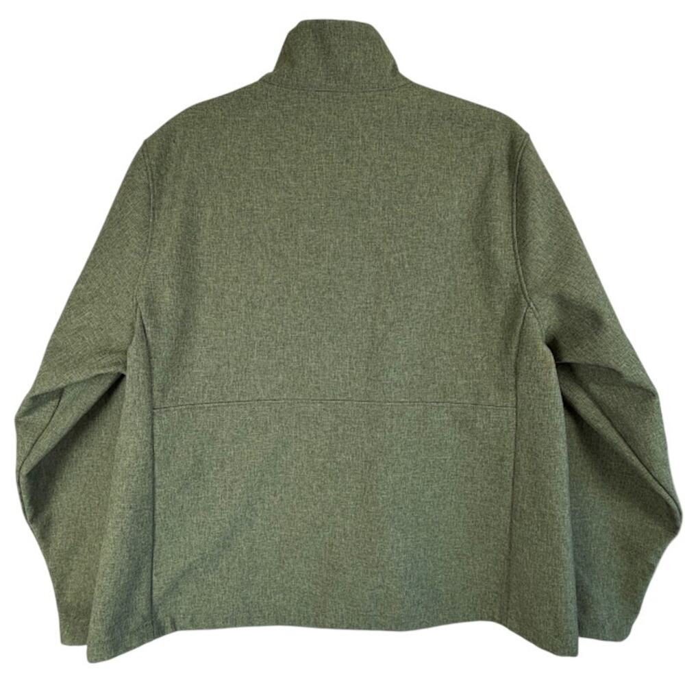 Quince Olive Green Softshell Jacket Full Zip Fleece Lined Womens XL $149 MSRP - Picture 6 of 7